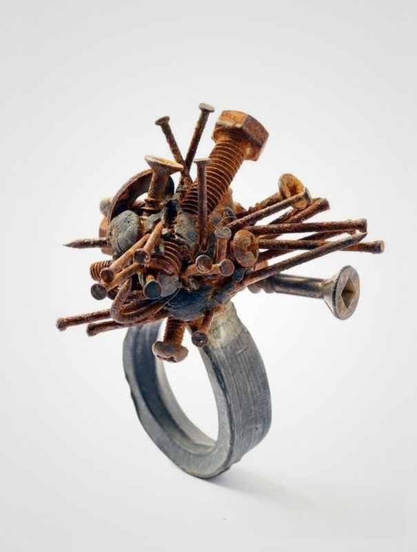 Самые необычные и уникальные кольца | Кольцо для любителей стимпанка.