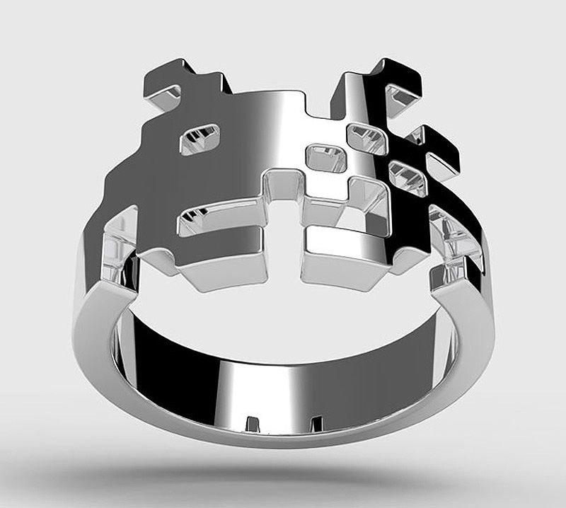 Самые необычные и уникальные кольца | Пиксельное кольцо.