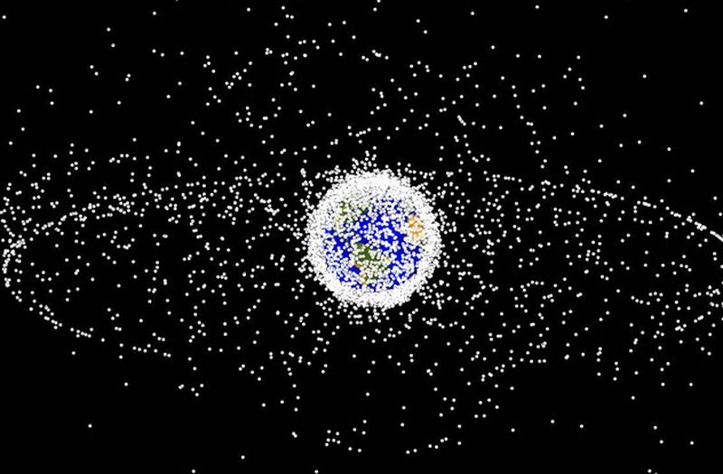Карта космического мусора