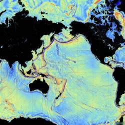 Спутники помогли составить самую подробную карту подводных гор Земли